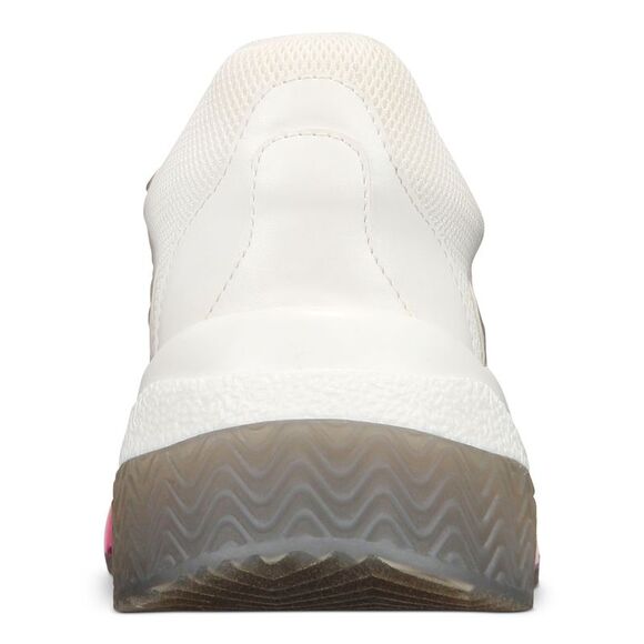 INC Womens White Colorblocked Bubblez Round Toe Wedge Athletic Sneakers 5 M - Picture 2 of 4